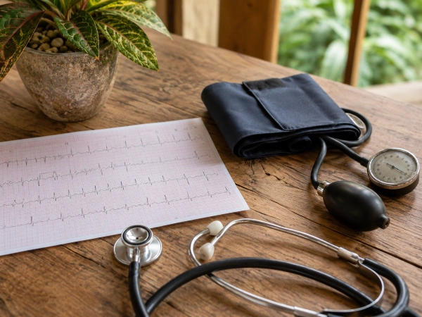 Heart and blood pressure screening tools used before ayahuasca after 50