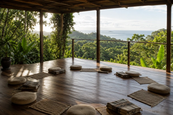 Integration circle deck used after couples ayahuasca ceremonies